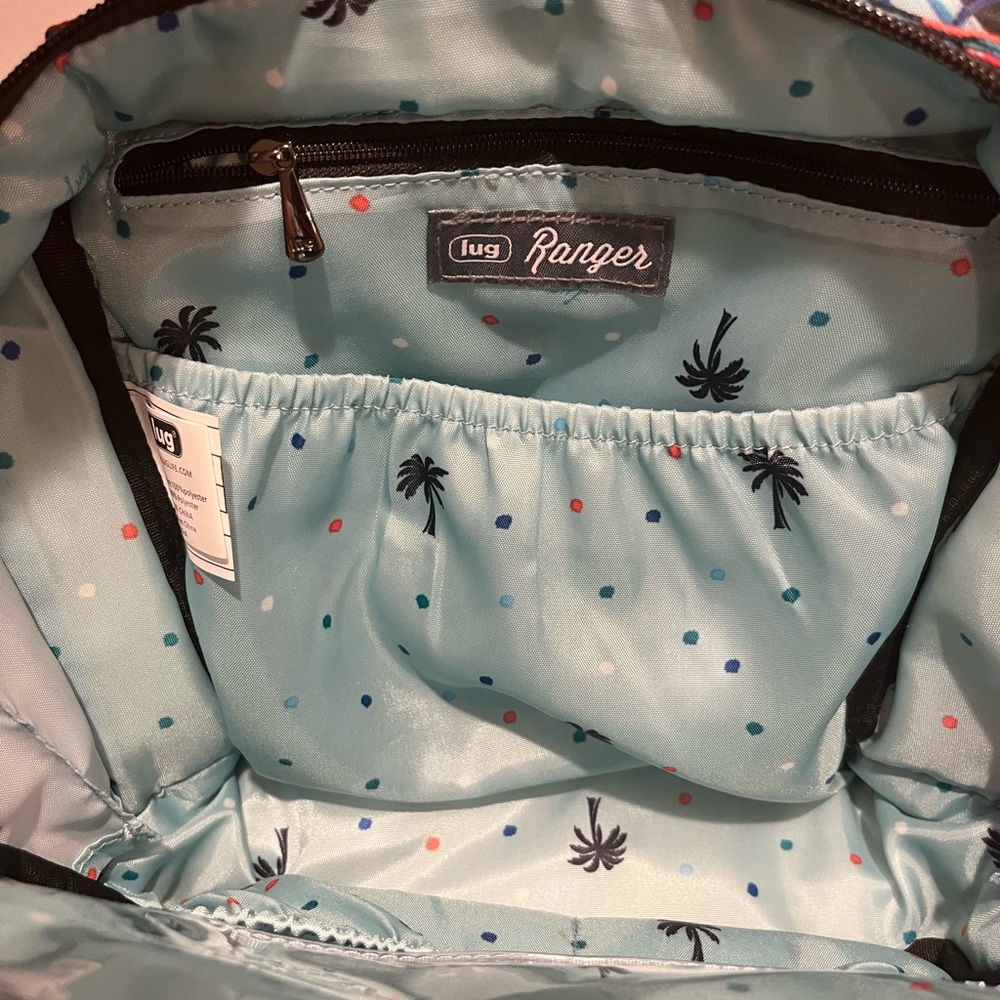 Lug Ranger Red and Blue Crossbody Bag with Adjustable Strap - Picture 10 of 16